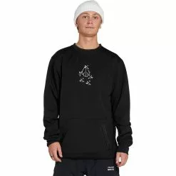 Volcom Men's Crewneck Sweatshirts Let It Storm Crew Fleece Men's