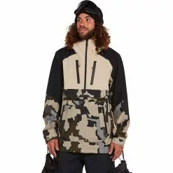 Volcom Men's Snowboard Jackets Brighton Hooded Pullover Jacket Men's -VolcomYes.Volkl popular shop DRIKHA 1