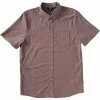 Volcom Men's Button-Down Short-Sleeve Shirts Everett Oxford Short Sleeve Shirt Men's