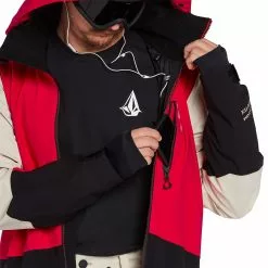 Volcom Men's Snowboard Jackets BL Stretch GORE TEX Jacket Men's -VolcomYes.Volkl popular shop RED D12