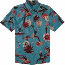 Volcom Men's Button-Down Short-Sleeve Shirts Sol Setter Shirt Men's -VolcomYes.Volkl popular shop STOBLU 3