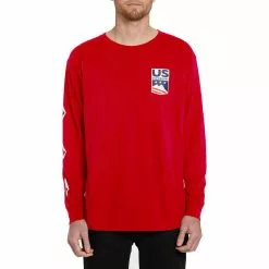 Volcom Men's Long-Sleeve T-Shirts USST Stone Long Sleeve T Shirt Men's