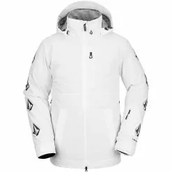 Volcom Men's Snowboard Jackets Deadly Stones Insulated Jacket Men's -VolcomYes.Volkl popular shop WHI