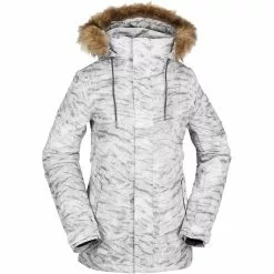Volcom Women's Ski Jackets Fawn Insulated Jacket Women's -VolcomYes.Volkl popular shop WHITIG
